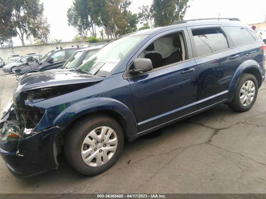 2018 DODGE JOURNEY SE - 3C4PDCAB4JT497546