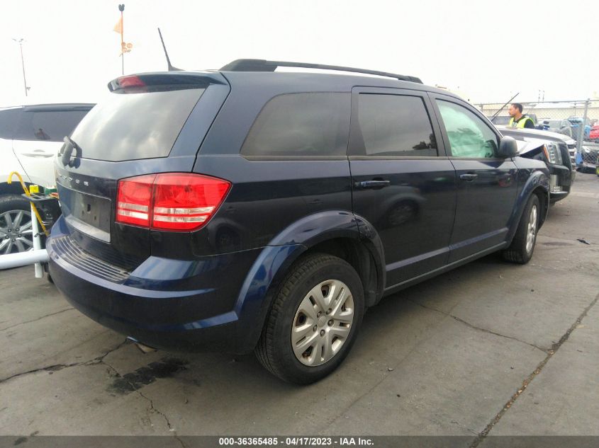2018 DODGE JOURNEY SE - 3C4PDCAB4JT497546