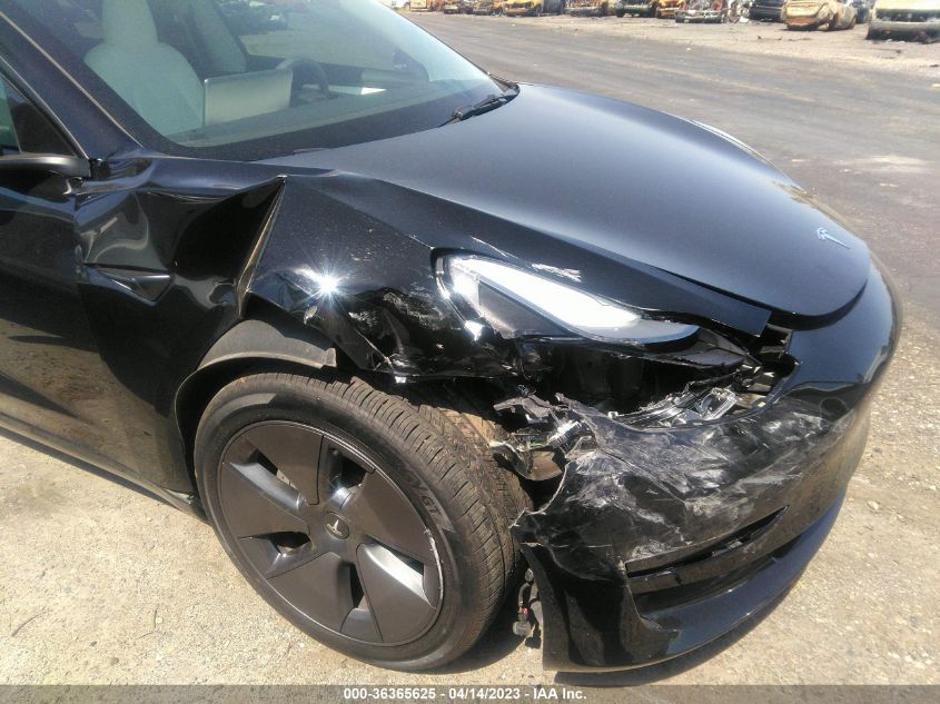 2022 TESLA MODEL 3 - 5YJ3E1EA2NF324484
