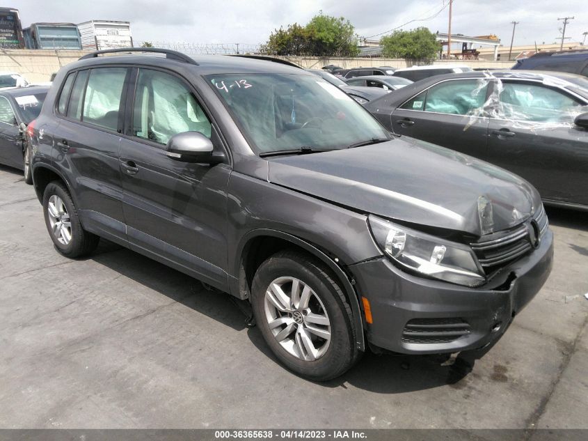 2015 VOLKSWAGEN TIGUAN S - WVGAV7AX8FW550560