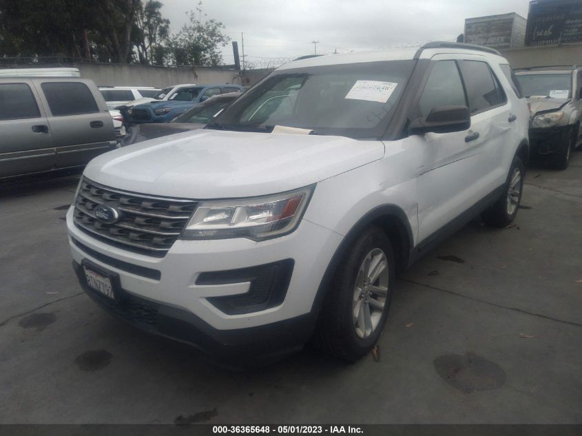 2017 FORD EXPLORER BASE - 1FM5K7B82HGA11933