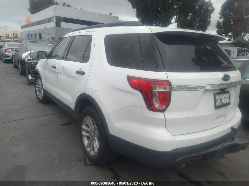 2017 FORD EXPLORER BASE - 1FM5K7B82HGA11933