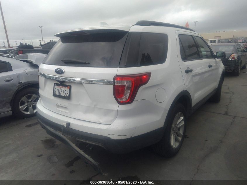 2017 FORD EXPLORER BASE - 1FM5K7B82HGA11933