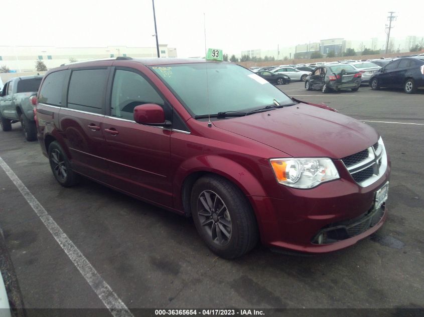 2017 DODGE GRAND CARAVAN SXT - 2C4RDGCG9HR774004