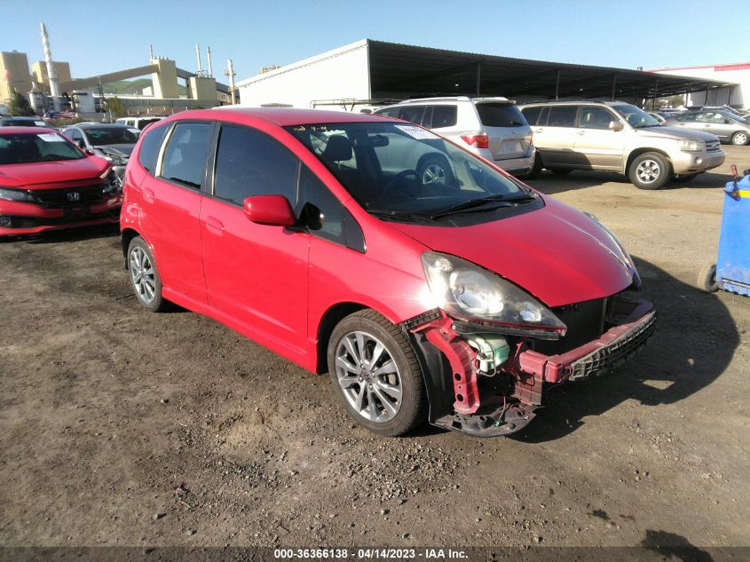 2013 HONDA FIT SPORT - JHMGE8G59DC028012