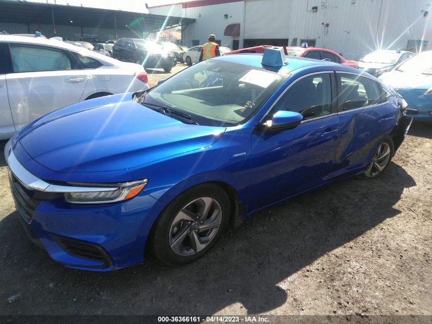 2019 HONDA INSIGHT EX 19XZE4F59KE019112