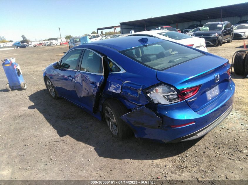 2019 HONDA INSIGHT EX 19XZE4F59KE019112