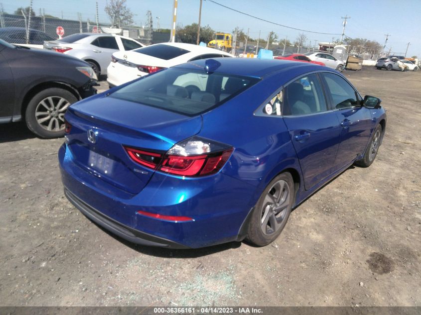 2019 HONDA INSIGHT EX 19XZE4F59KE019112