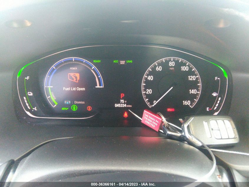 2019 HONDA INSIGHT EX 19XZE4F59KE019112