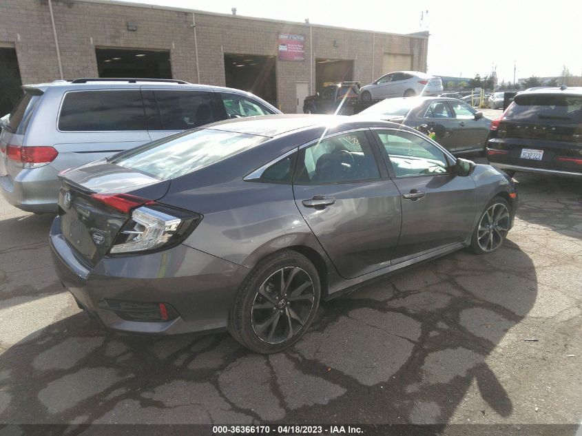 2019 HONDA CIVIC SEDAN SPORT - 2HGFC2F89KH604043