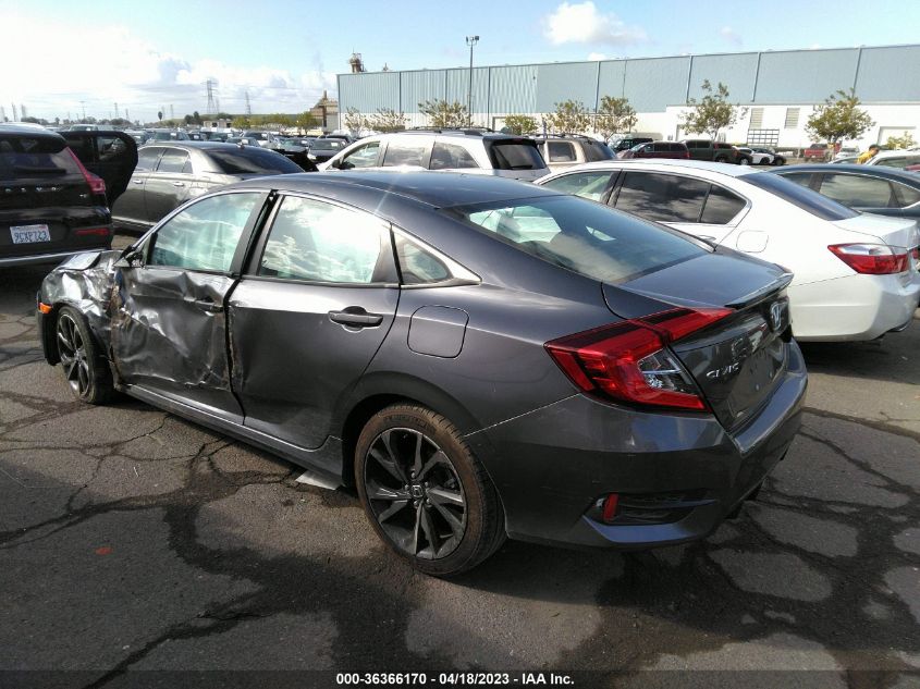 2019 HONDA CIVIC SEDAN SPORT - 2HGFC2F89KH604043