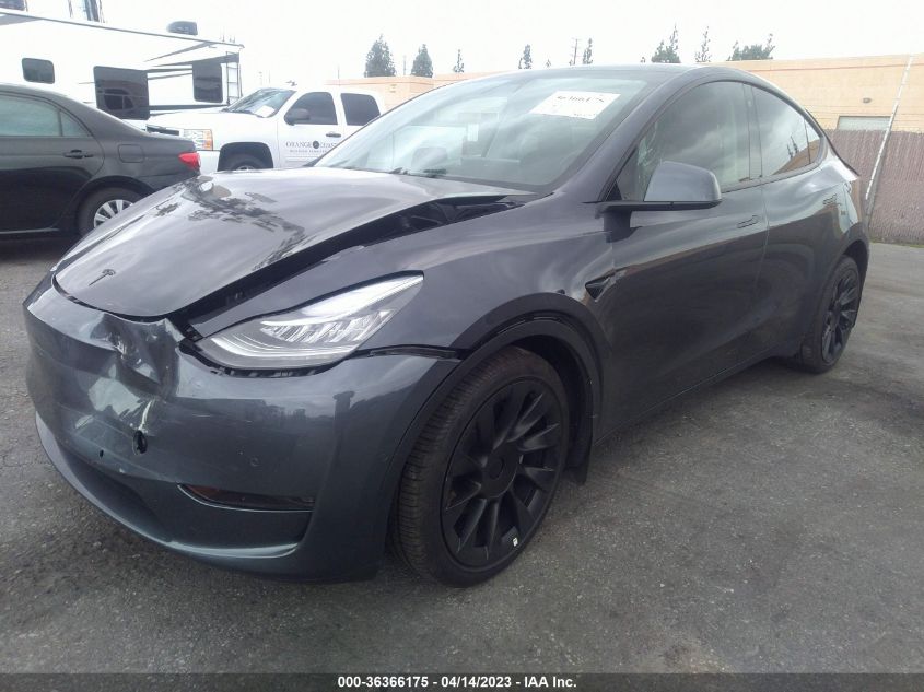 2021 TESLA MODEL Y LONG RANGE - 5YJYGDEE2MF282322