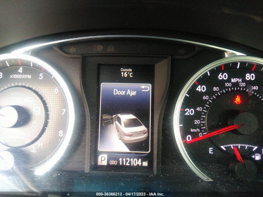 2016 TOYOTA CAMRY XLE/SE/LE/XSE - 4T1BF1FK9GU524798