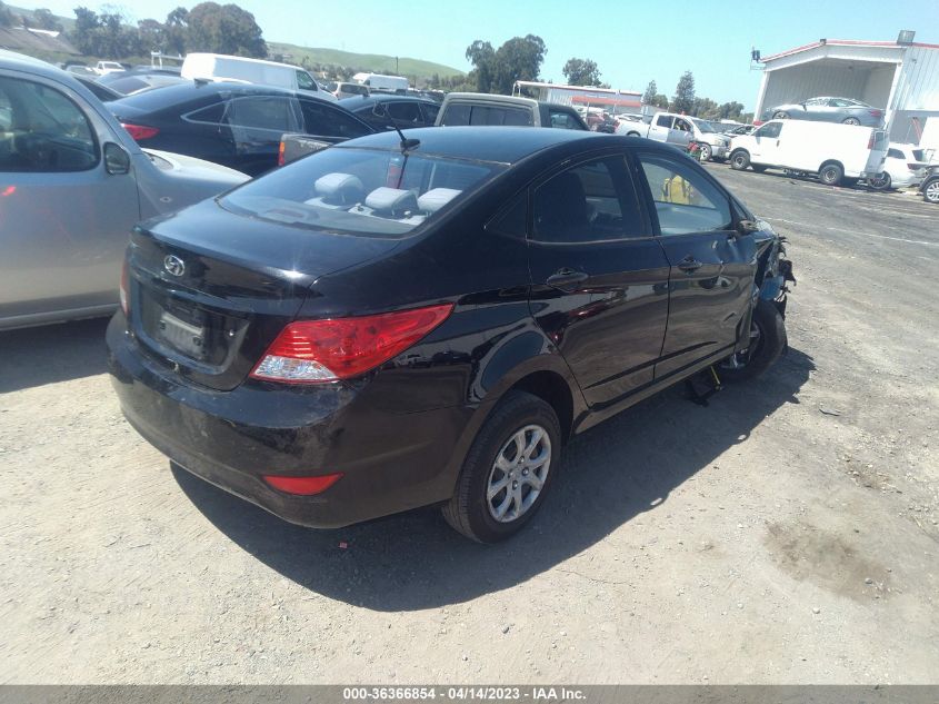 2014 HYUNDAI ACCENT GLS - KMHCT4AE8EU722141