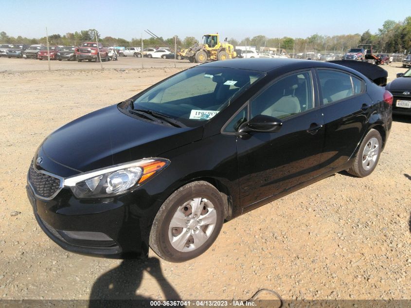 2016 KIA FORTE LX - KNAFK4A6XG5540402