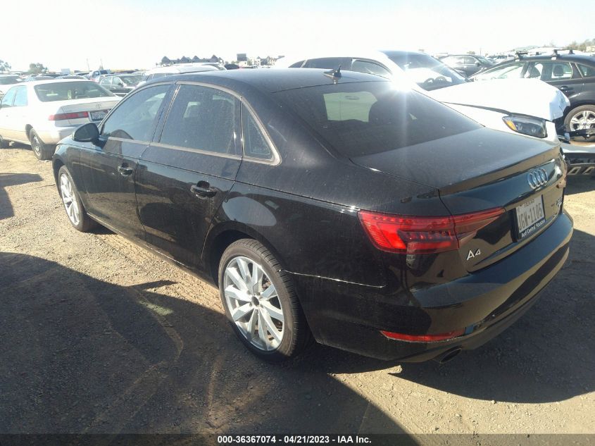 2017 AUDI A4 ULTRA PREMIUM - WAUGMAF4XHN049172