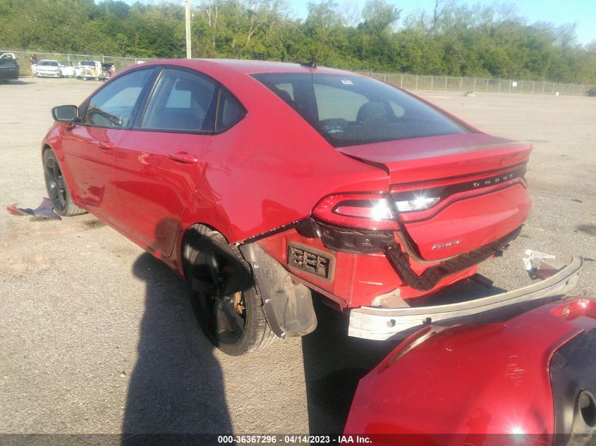 2016 DODGE DART SXT - 1C3CDFBBXGD578228