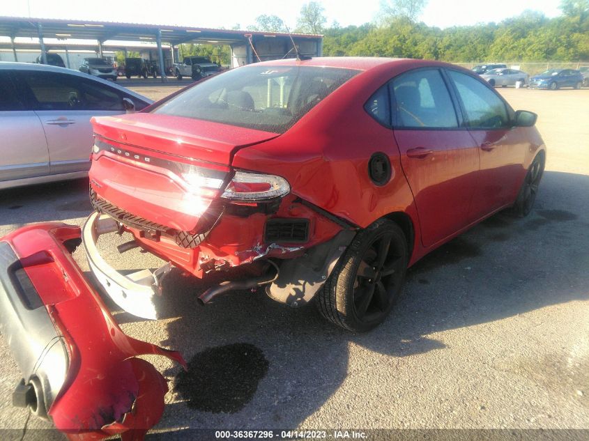 2016 DODGE DART SXT - 1C3CDFBBXGD578228