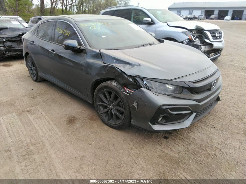 2020 HONDA CIVIC HATCHBACK EX-L - SHHFK7H81LU212529
