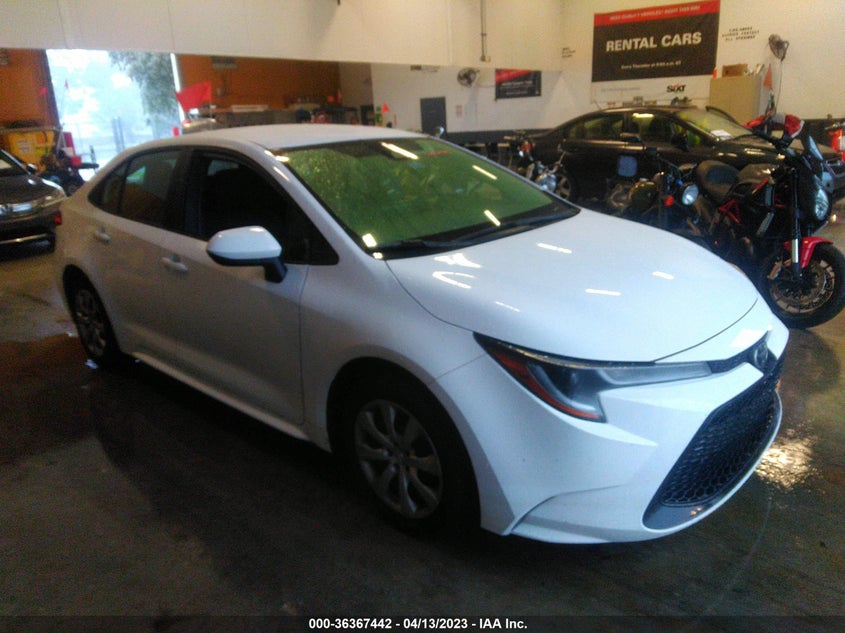 VIN 5YFEPMAE2MP244568 2021 TOYOTA COROLLA LE