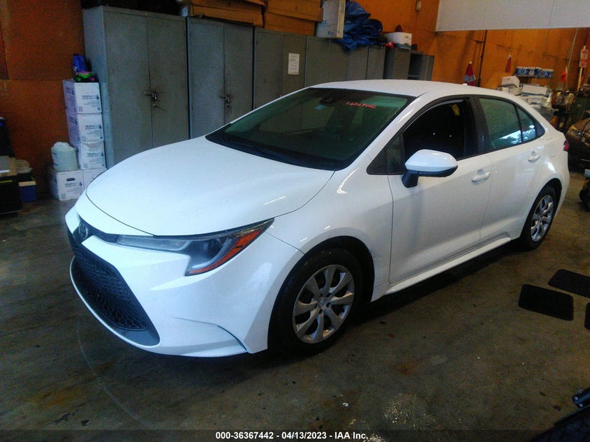 VIN 5YFEPMAE2MP244568 2021 TOYOTA COROLLA LE