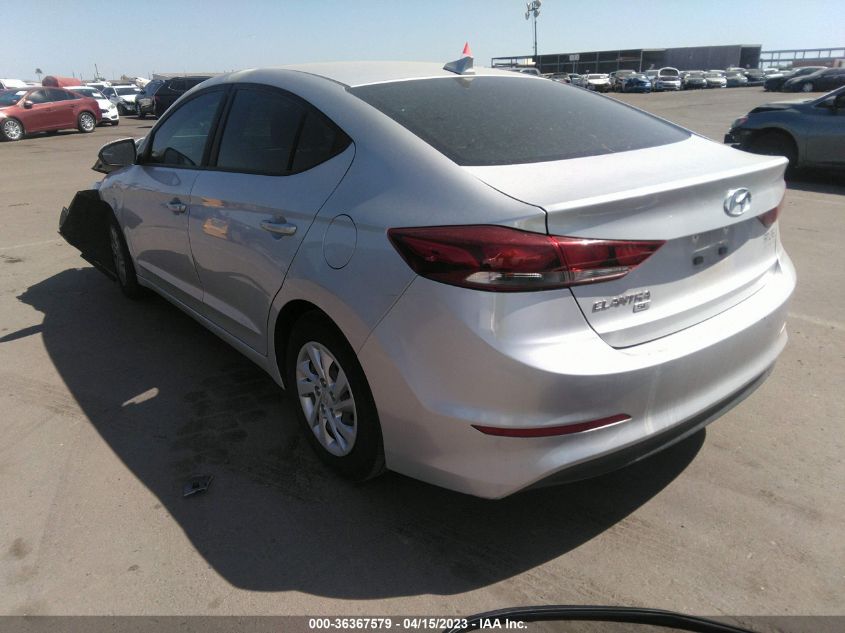 2017 HYUNDAI ELANTRA SE - KMHD74LF0HU084048