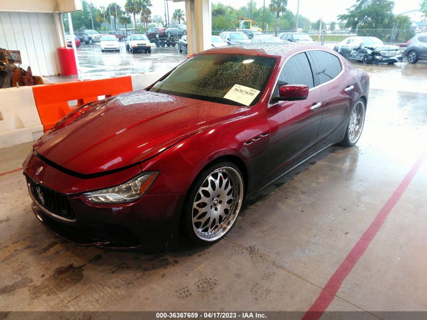 2014 MASERATI GHIBLI S Q4 ZAM57RTAXE1101473