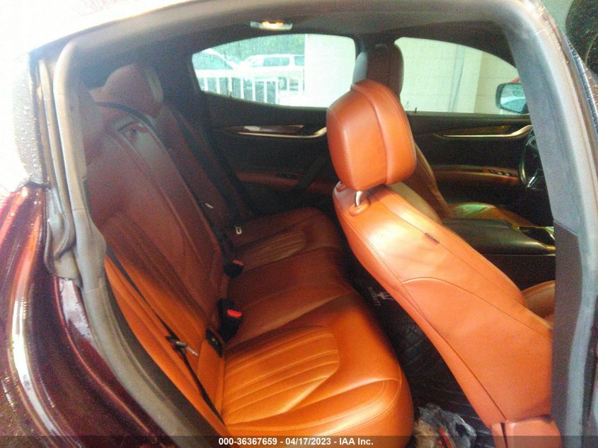 2014 MASERATI GHIBLI S Q4 ZAM57RTAXE1101473