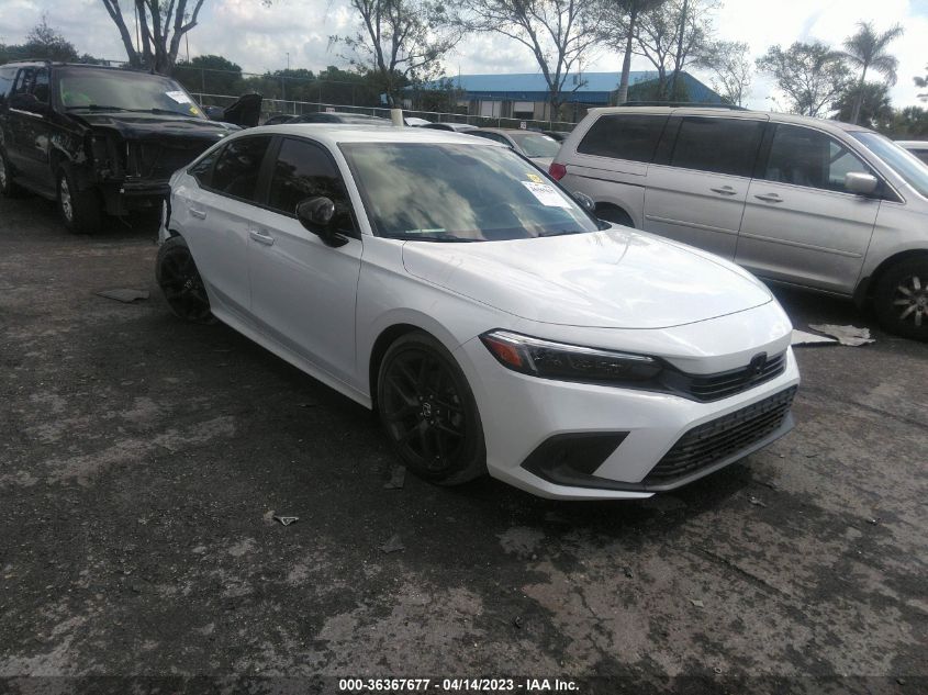 2022 HONDA CIVIC SEDAN SPORT - 2HGFE2F54NH546833