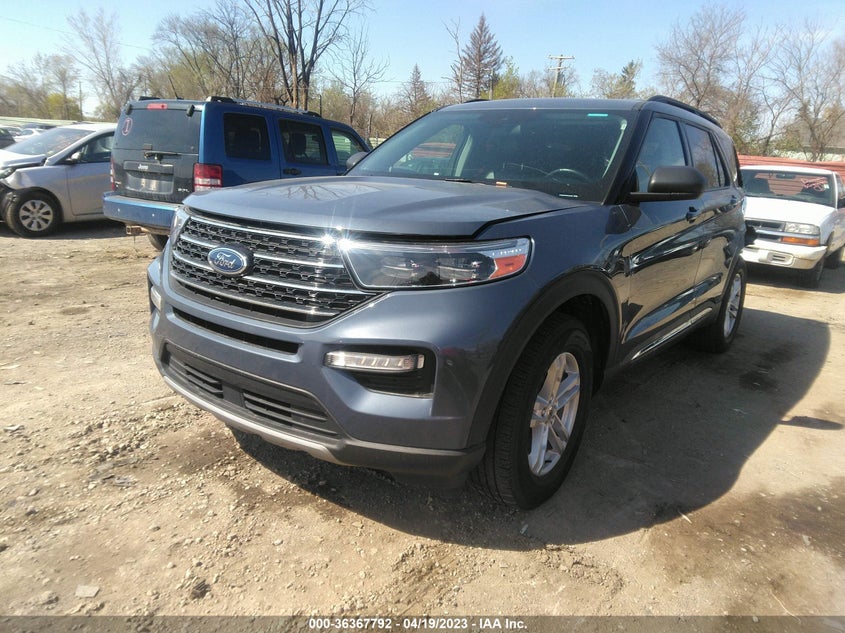 VIN 1FMSK8DH8MGA69996 2021 FORD EXPLORER XLT
