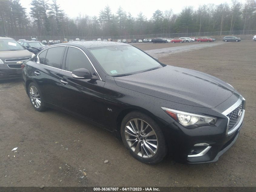 2018 INFINITI Q50 3.0T LUXE - JN1EV7AR0JM445784