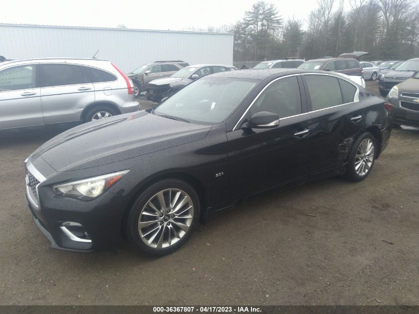 2018 INFINITI Q50 3.0T LUXE - JN1EV7AR0JM445784