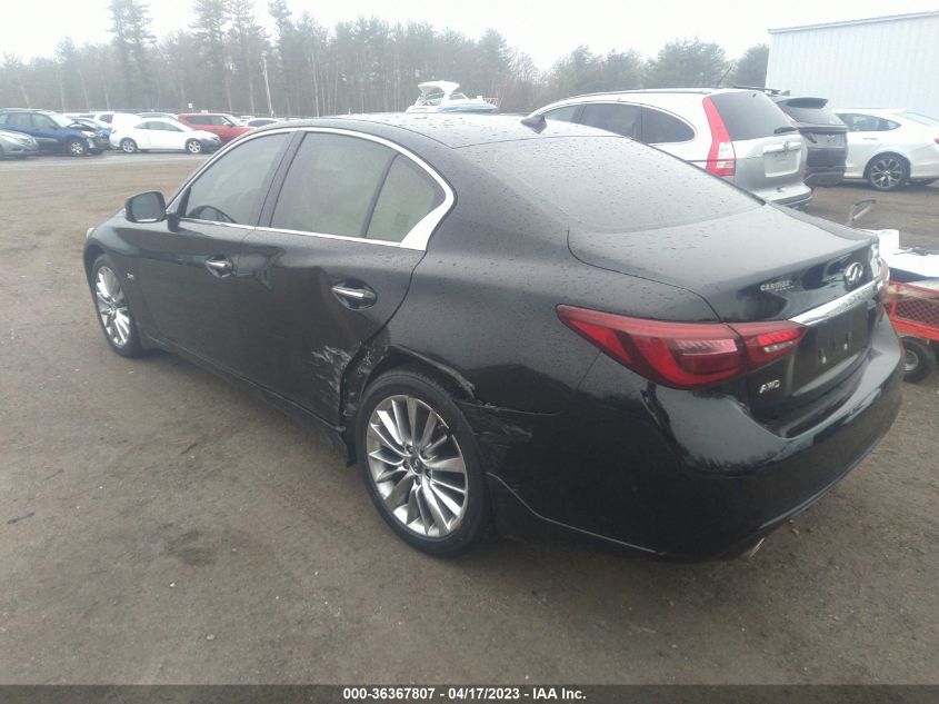 2018 INFINITI Q50 3.0T LUXE - JN1EV7AR0JM445784