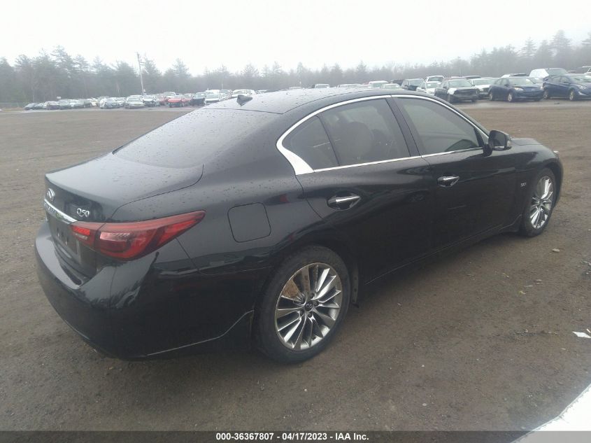 2018 INFINITI Q50 3.0T LUXE - JN1EV7AR0JM445784