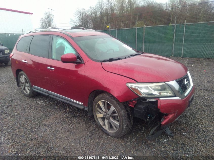2014 NISSAN PATHFINDER PLATINUM - 5N1AR2MM2EC702518