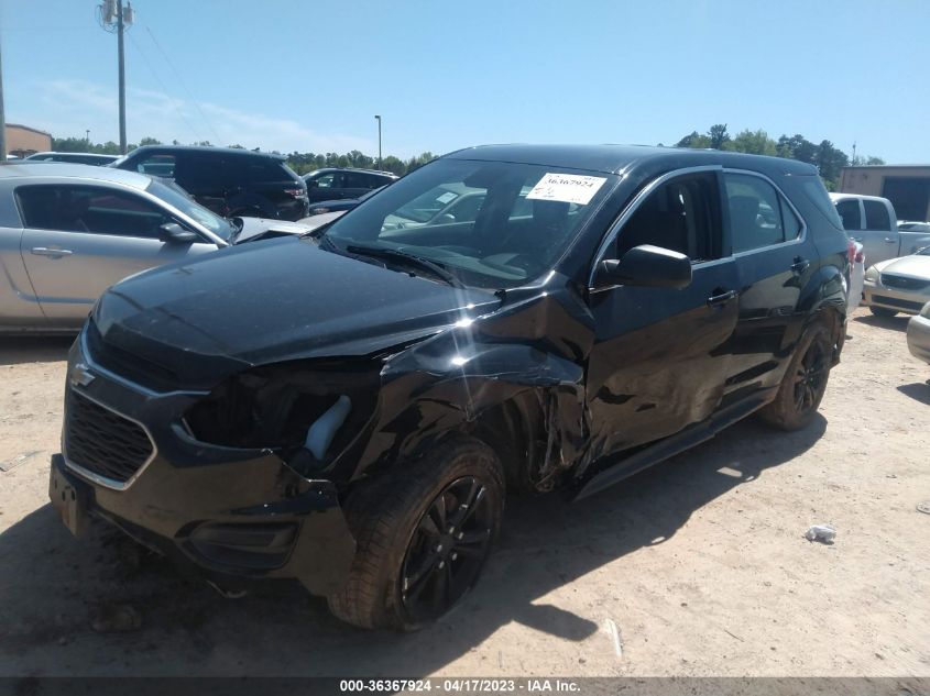 2017 CHEVROLET EQUINOX LS - 2GNALBEK4H1596030