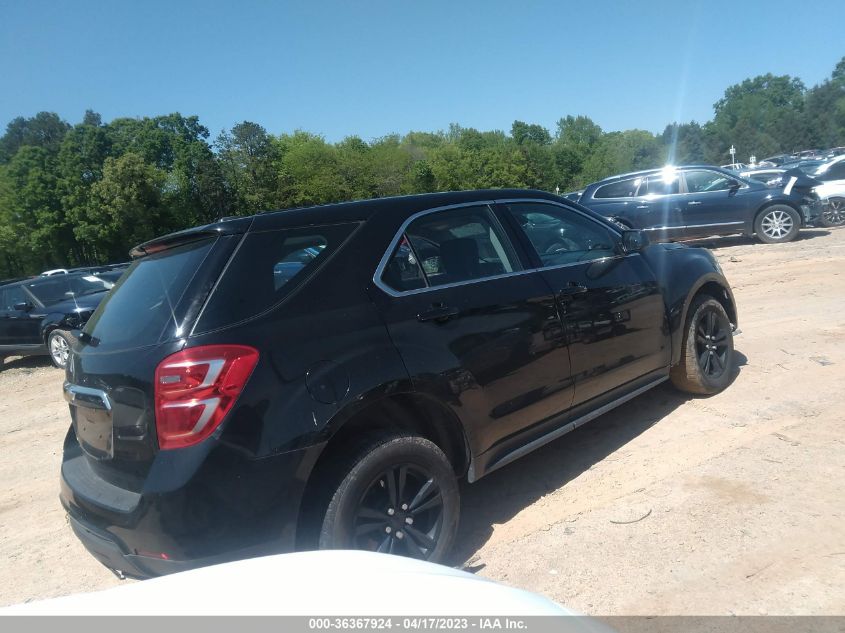 2017 CHEVROLET EQUINOX LS - 2GNALBEK4H1596030