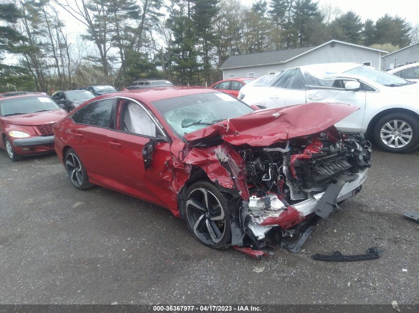 2020 HONDA ACCORD SEDAN SPORT - 1HGCV1F37LA135286
