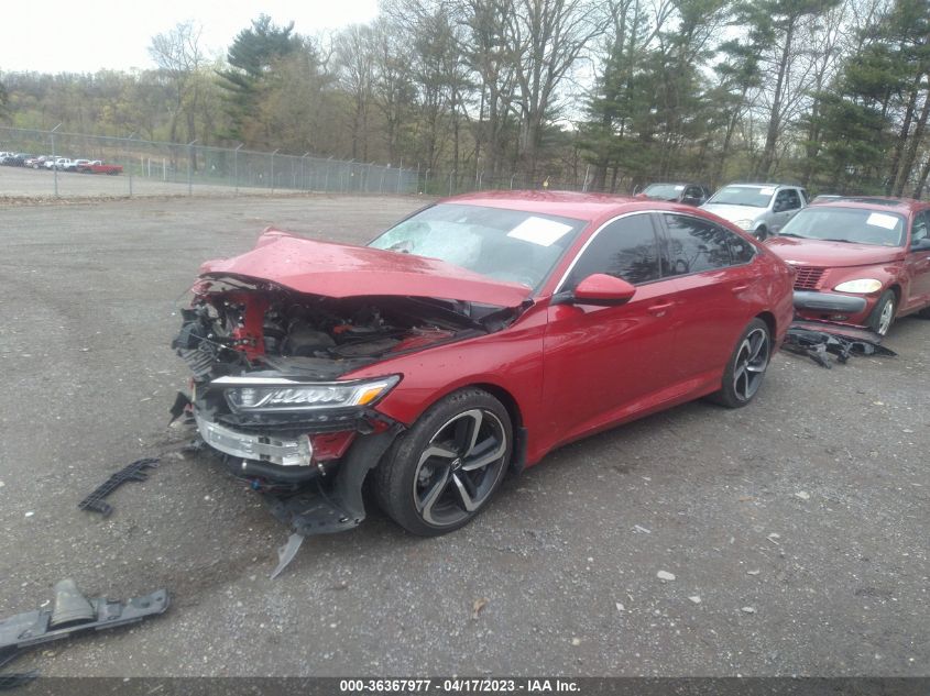 2020 HONDA ACCORD SEDAN SPORT - 1HGCV1F37LA135286