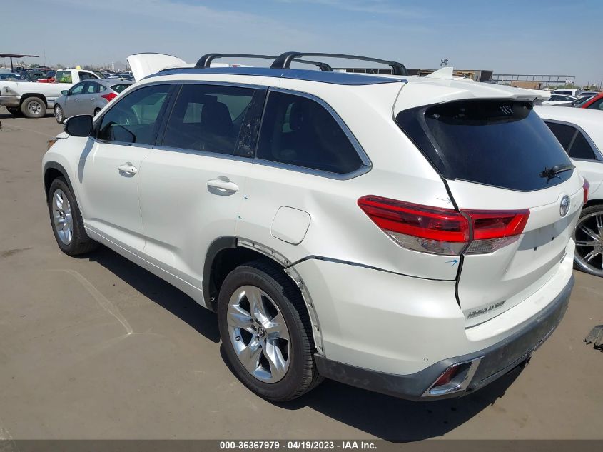 2018 TOYOTA HIGHLANDER LIMITED - 5TDDZRFH3JS898441