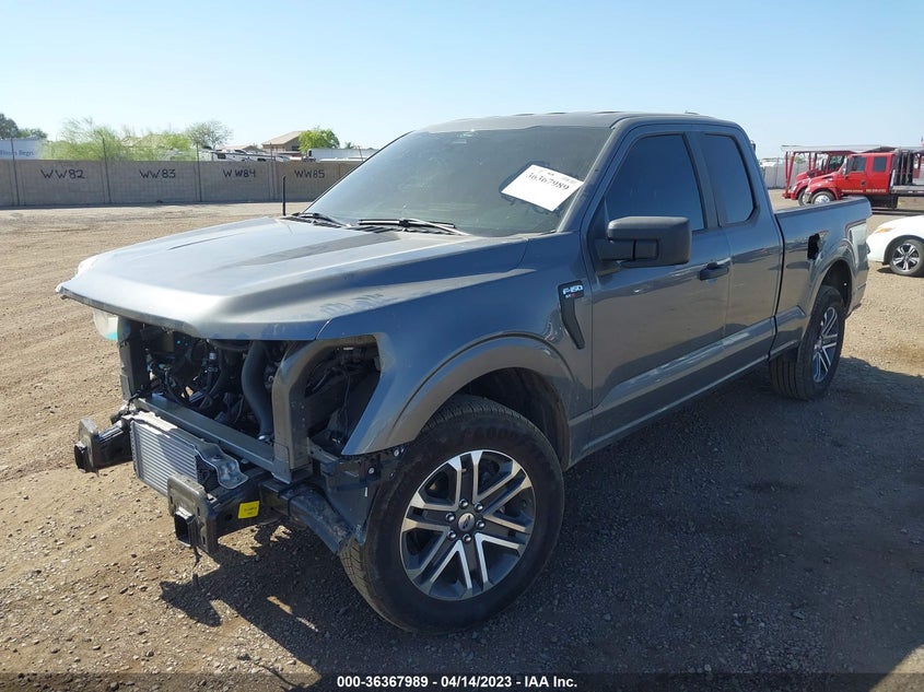 VIN 1FTEX1CP3NKF24884 2022 FORD F-150 XL/XLT/LARIAT