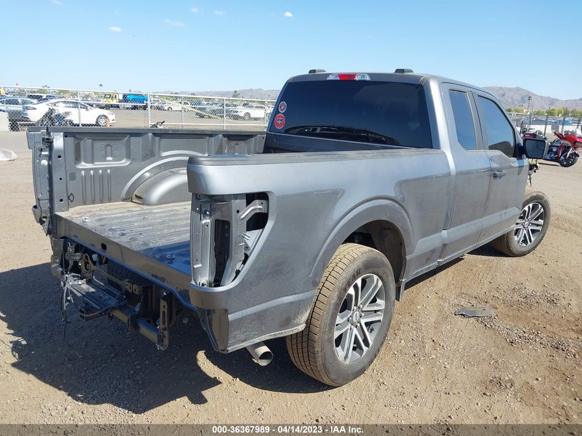 VIN 1FTEX1CP3NKF24884 2022 FORD F-150 XL/XLT/LARIAT