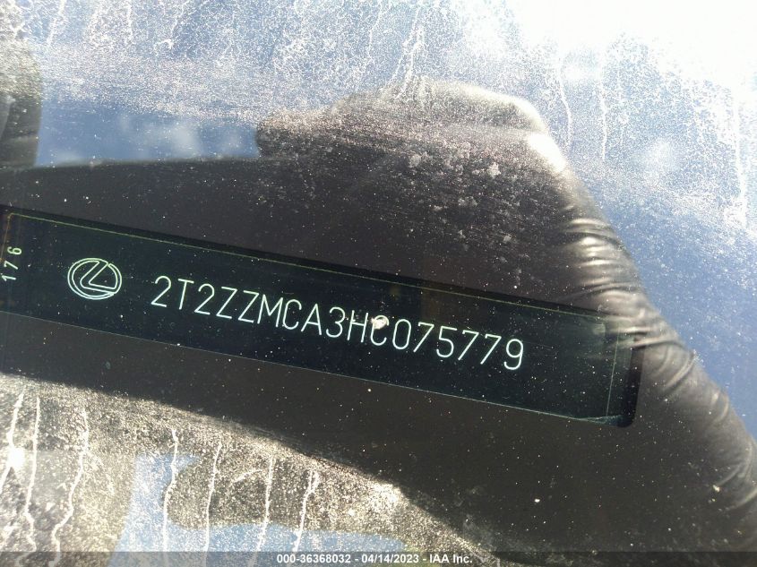 2017 LEXUS RX RX 350 - 2T2ZZMCA3HC075779