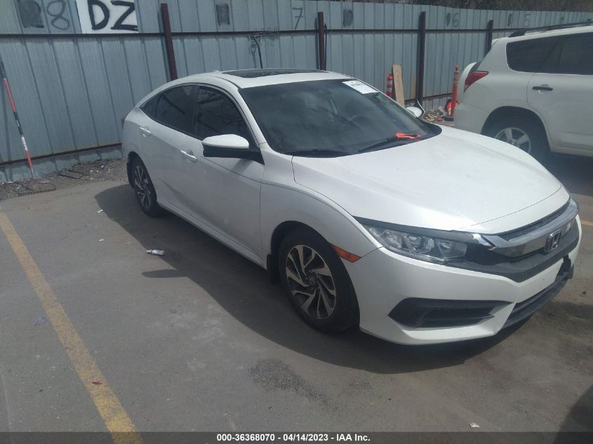 2018 HONDA CIVIC SEDAN EX - 19XFC2F73JE012914