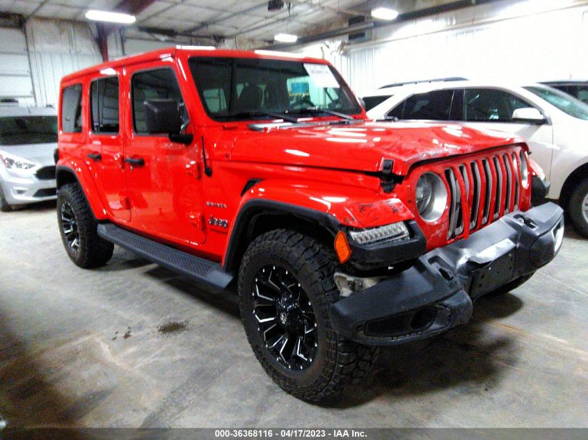 2020 JEEP WRANGLER UNLIMITED SAHARA - 1C4HJXEG9LW148664