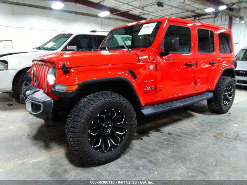 2020 JEEP WRANGLER UNLIMITED SAHARA - 1C4HJXEG9LW148664