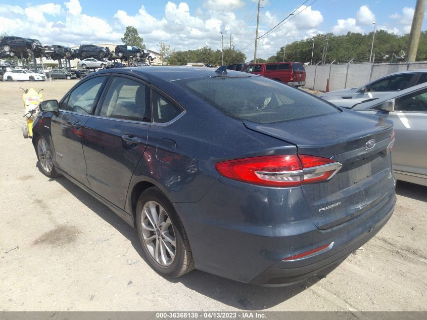 2019 FORD FUSION HYBRID SE - 3FA6P0LU2KR109704