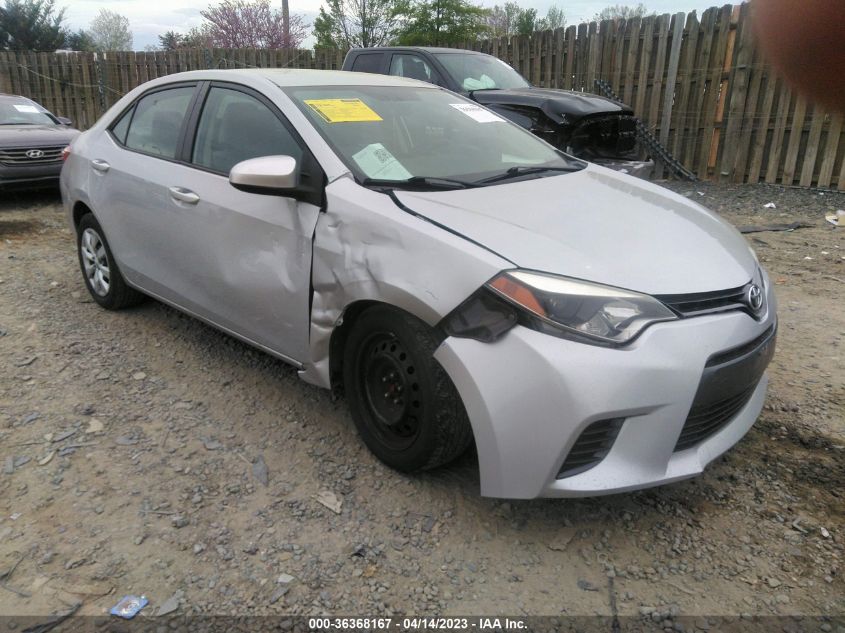 2014 TOYOTA COROLLA L/LE/S/S PLUS/LE PLUS - 2T1BURHE5EC049628