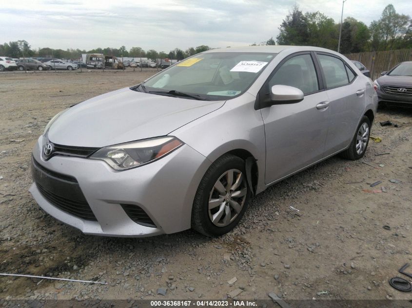 2014 TOYOTA COROLLA L/LE/S/S PLUS/LE PLUS - 2T1BURHE5EC049628