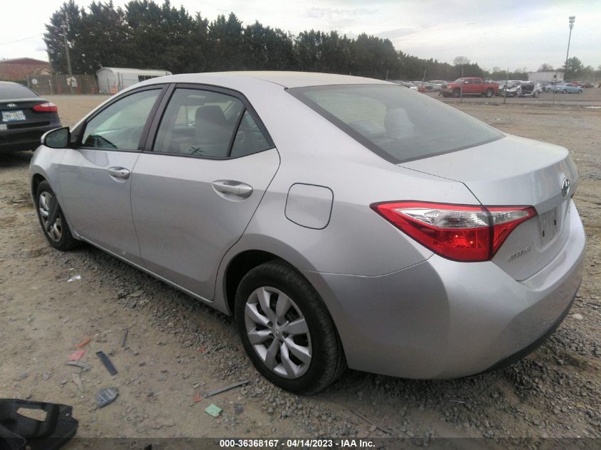 2014 TOYOTA COROLLA L/LE/S/S PLUS/LE PLUS - 2T1BURHE5EC049628